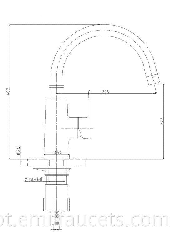 professional kitchen taps